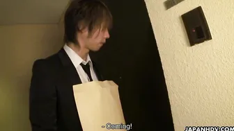 Long dicks for a vulgar Japanese porn starlet
