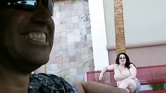 BBW Dominique Goes For a Ride