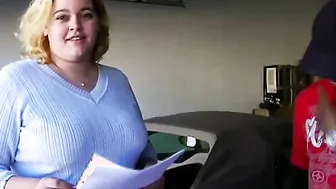 Pretty Blonde BBW Drew