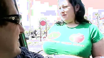 Busty BBW Glory Foxx Showing Off Her Goods
