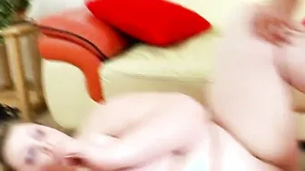 Sexy BBW Holli Fucked on the Couch