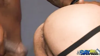 Orion Cross Chugging a Big Black Dick