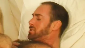 Hairy Beefcakes Fucking on the Couch