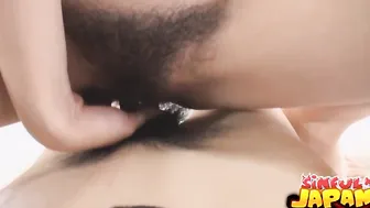 Hair Raising Sexual Adventure - Young JAV Babe with Furry Bush