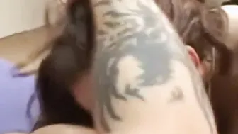 Deep throating cock slut Venus