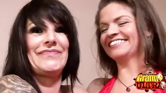 Busty Matures Enjoy Lesbian Teasing