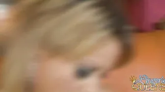 Busty Chick Sucking off a Big Cock