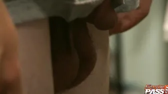 Wife gets fucked hard in front of hubby