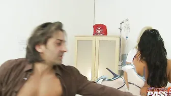 Sexy nurses having an orgy