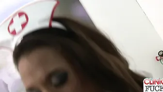Nurse Keisha Kane gives blowjob