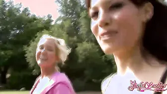 Joselyn and Ryder trying out lesbian sex