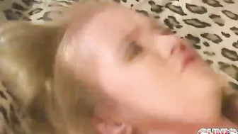 Bianca Pureheart Guzzling Down a Cock