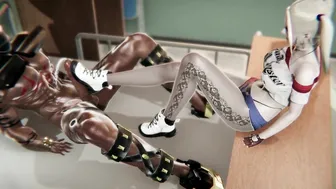 Harley Quinn Toejob and Toes Worship