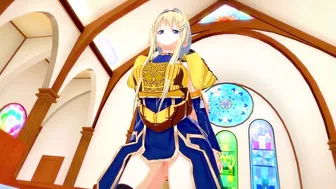 SAO Alicization: Alice GETS HER VAGINA SPREAD (3D Anime)