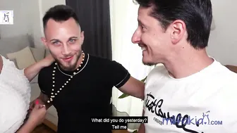 2 dicks are ready to pound down Alice Milfakia.com