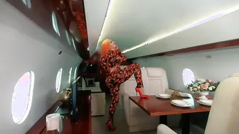 Backstage from Photosession four Catsuits and Fly Jet Photoshoot