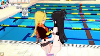 Blake Belladonna X Yang Xiao Big RWBY (Koikatsu Party)