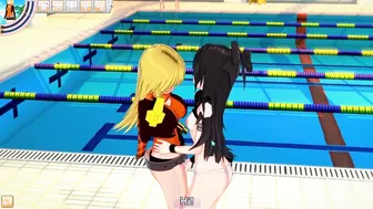 Blake Belladonna X Yang Xiao Big RWBY (Koikatsu Party)