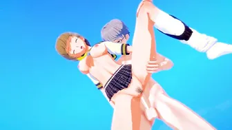 Persona four: Chie is your NAILED-BUDDY (3D Animated)