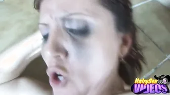 Hirsute Mature Gets Her Ass Fisted