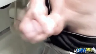 Amateur Hottie Jerking His Big Cock