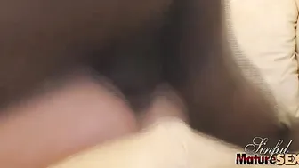 Lustful Mature Fucking a Black Guy