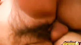 Hairy Grandmas Eve and Eva Threesome