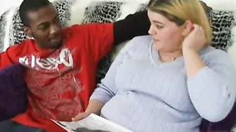 Fat Hottie Drew Indulges a Black Guy