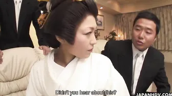 Yui Ayana getting pounded rough by many vulgar men