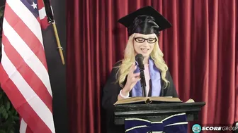 Gown porn video – Barely Legal Aubrey Gold Is Nude Under Her Cap and Gown