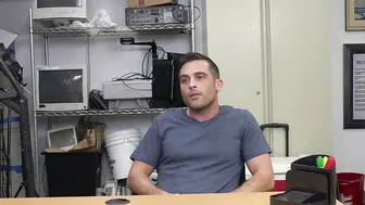 Handsome dick rider ass fucked by black guy for some cash