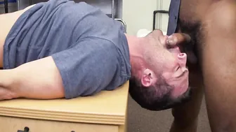 Handsome dick rider ass fucked by black guy for some cash