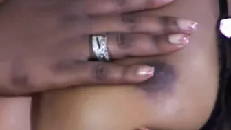 Gorgeous ebony teen is pussy fucked