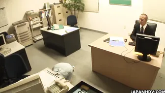 Ruri Shinohara fucking her manager rough