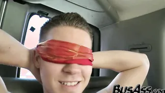 Young straighty scammed into gay sex by a busty MILF