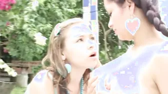 Selina licked out by hot teen lesbian