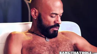 Latino gay Saul Leinad jerking off to wet dreams of bareback