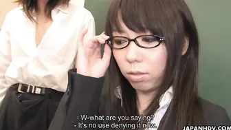 Beauty professor Maho Sawai getting rammed at school