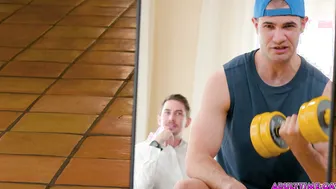 Straight alpha male anal fucks his best gay friend