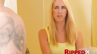 Groping porn video – Nagging stepsis taken on a rough pounding tour by a big dick