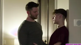 Coming out the closet and fucks right away
