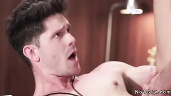 Janitor and coach anal fucking in locker room