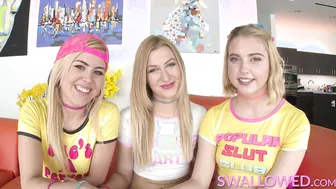 Chloe Alexa And Summer Prove Drooling Blondes Have More Fun