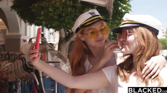 BLACKED Sexy redheads Jia Lissa  Little Dragon love BBC