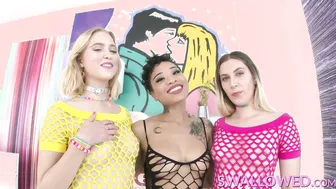 Chloe Niki And Honey Take Turns Choking On Cock 3