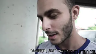 Straight latino paid for gay breeding service by pervert