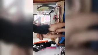 Long hair girl fuck by his classmet