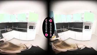 Doll Hole is back to performance us her penis blowing into VR