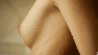The feel of warm water running over her Cutie skin is always a turn on