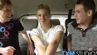One porn video – Three British guys enjoying in hardcore sex with a condom